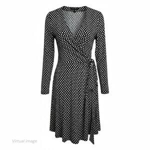 Banana Republic Wrap Dress Dot Print, SP